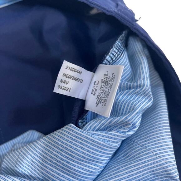 Peter Millar Navy Blue Pants 32/34 eb66 Performance Five-Pocket Pant - Picture 12 of 12